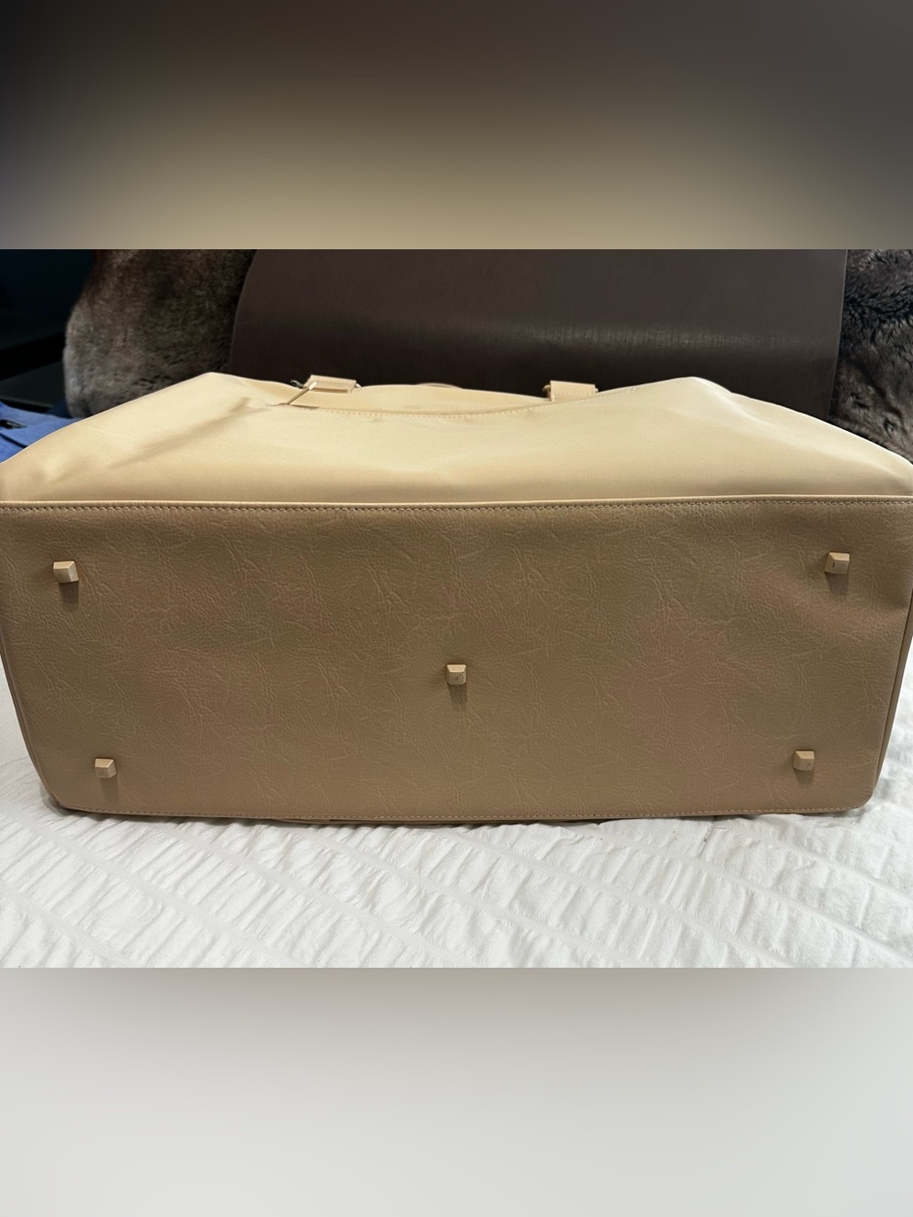 Beis the commuter duffel beige carry on travel bag - Picture 12 of 14